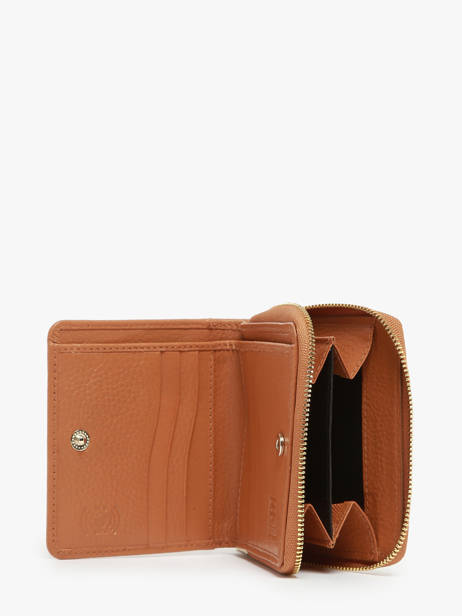 Portefeuille Leder Crinkles Oranje caviar 14250 ander zicht 1